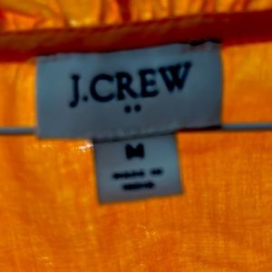 J crew Flutter sleeve top size M in a apricot color